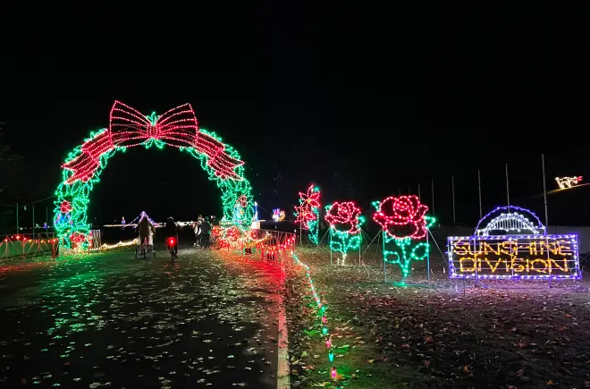 Winter Wonderland's Bike the Lights Event