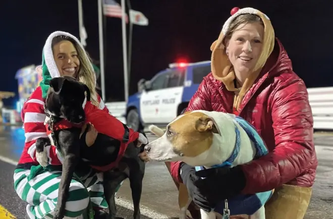 Winter Wonderland Dog Walk at Portland International Raceway